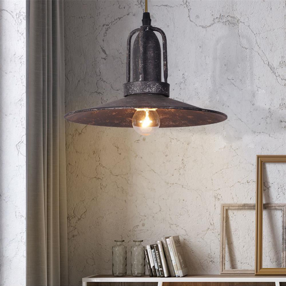 Yrvuvyi Modern Minimalist Industrial Metal Pendant Light - Lamp Copper