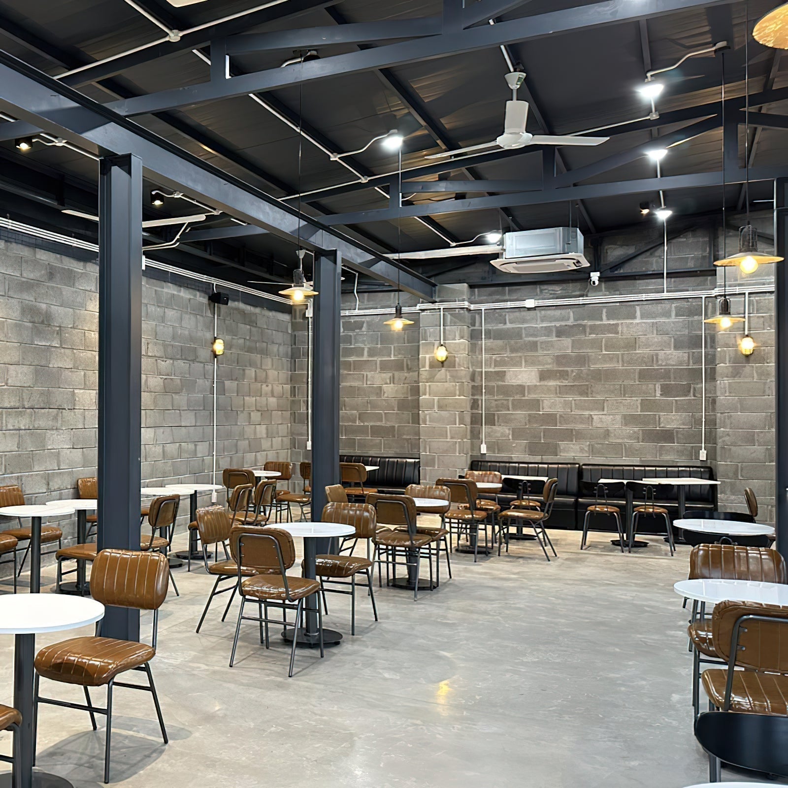 Yrvuvyi Modern Minimalist Industrial Metal Pendant Light - Lamp Copper