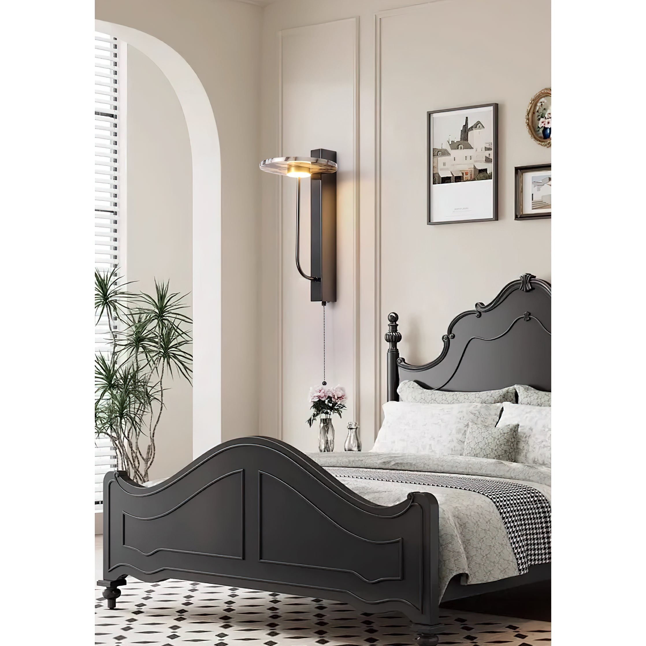 Aevuvyn Modern Minimalist Marble Wall Lamp - Lamp Copper