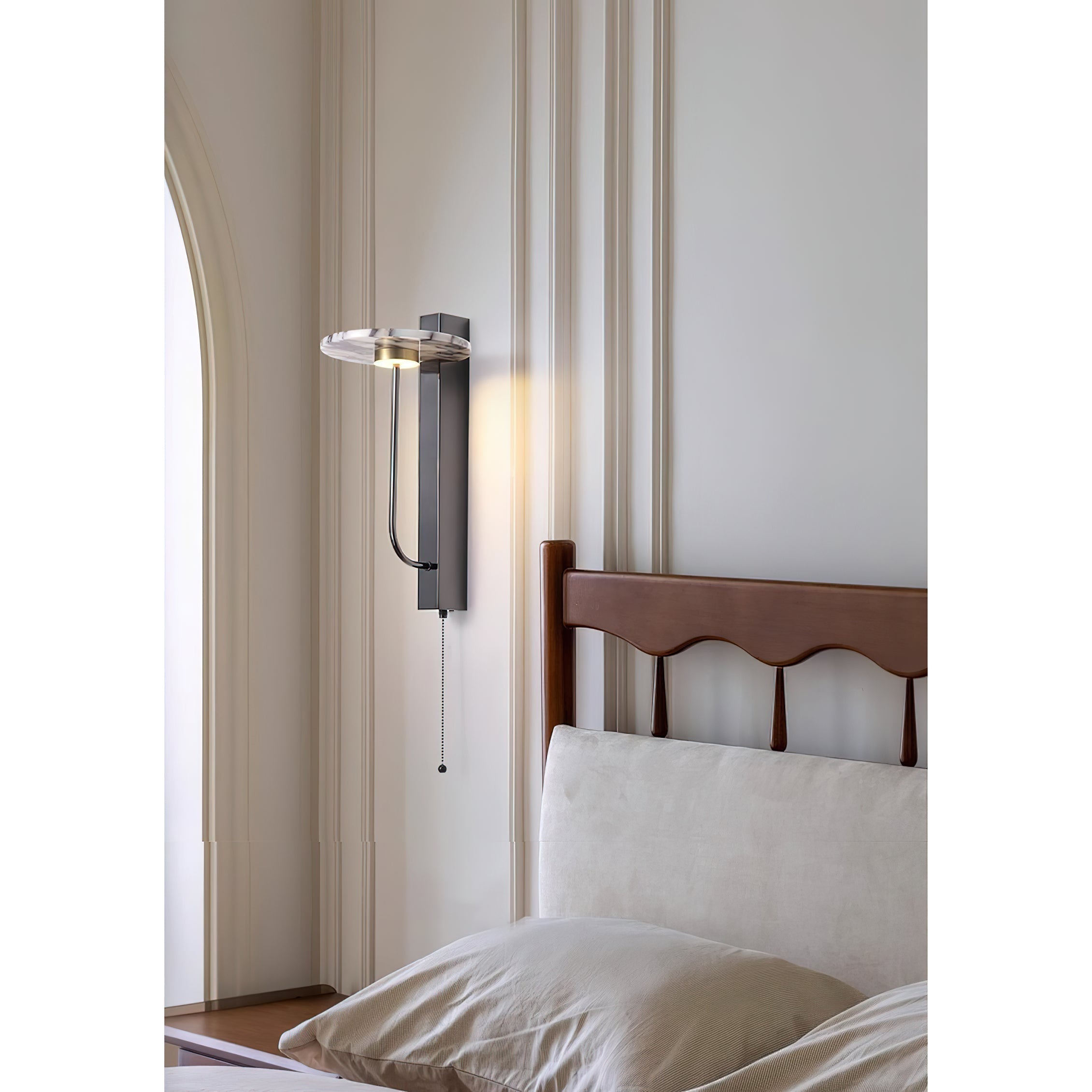 Aevuvyn Modern Minimalist Marble Wall Lamp - Lamp Copper