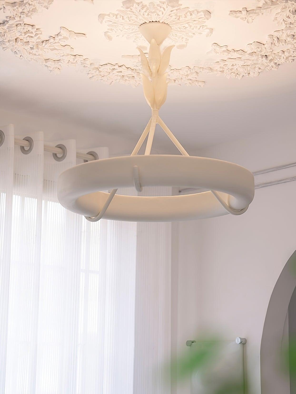 Tinsley Plaster Chandelier - Blowlighting