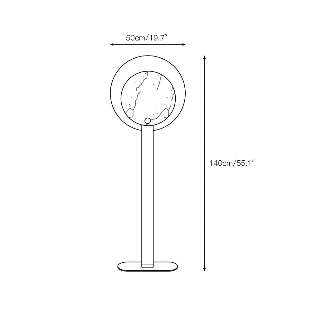 Altai Floor Lamp - Lamp Copper