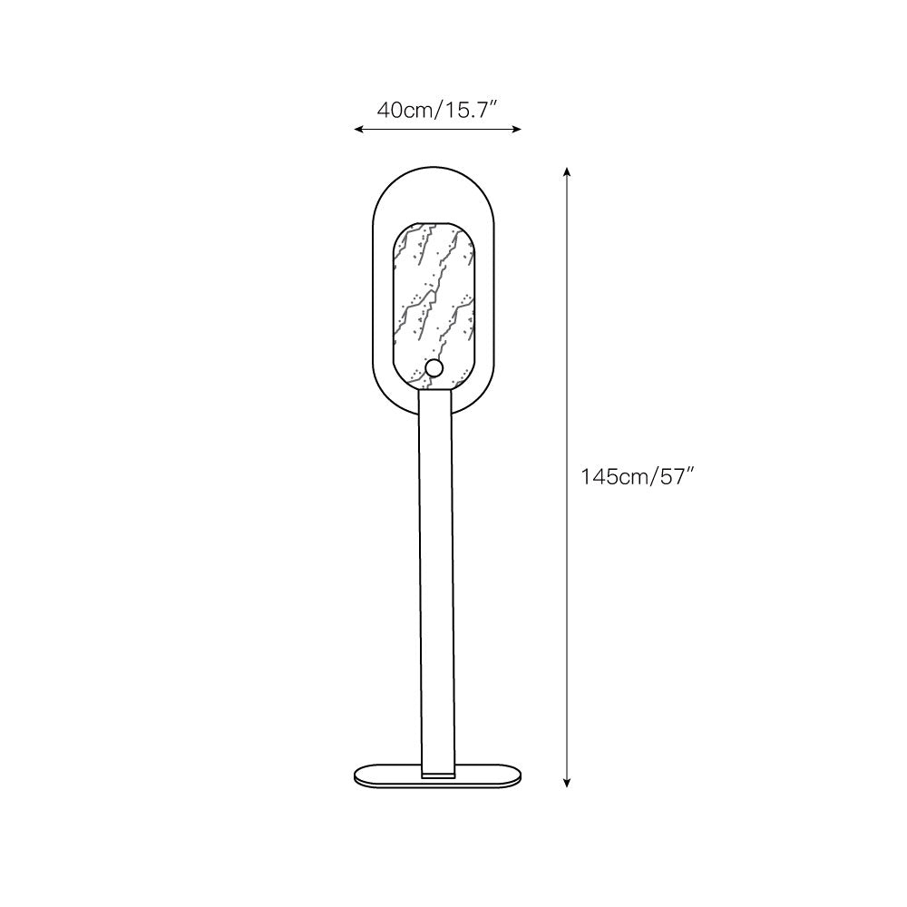 Altai Floor Lamp - Lamp Copper