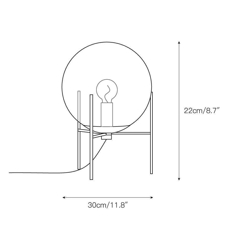 Alton Table Lamp - Lamp Copper
