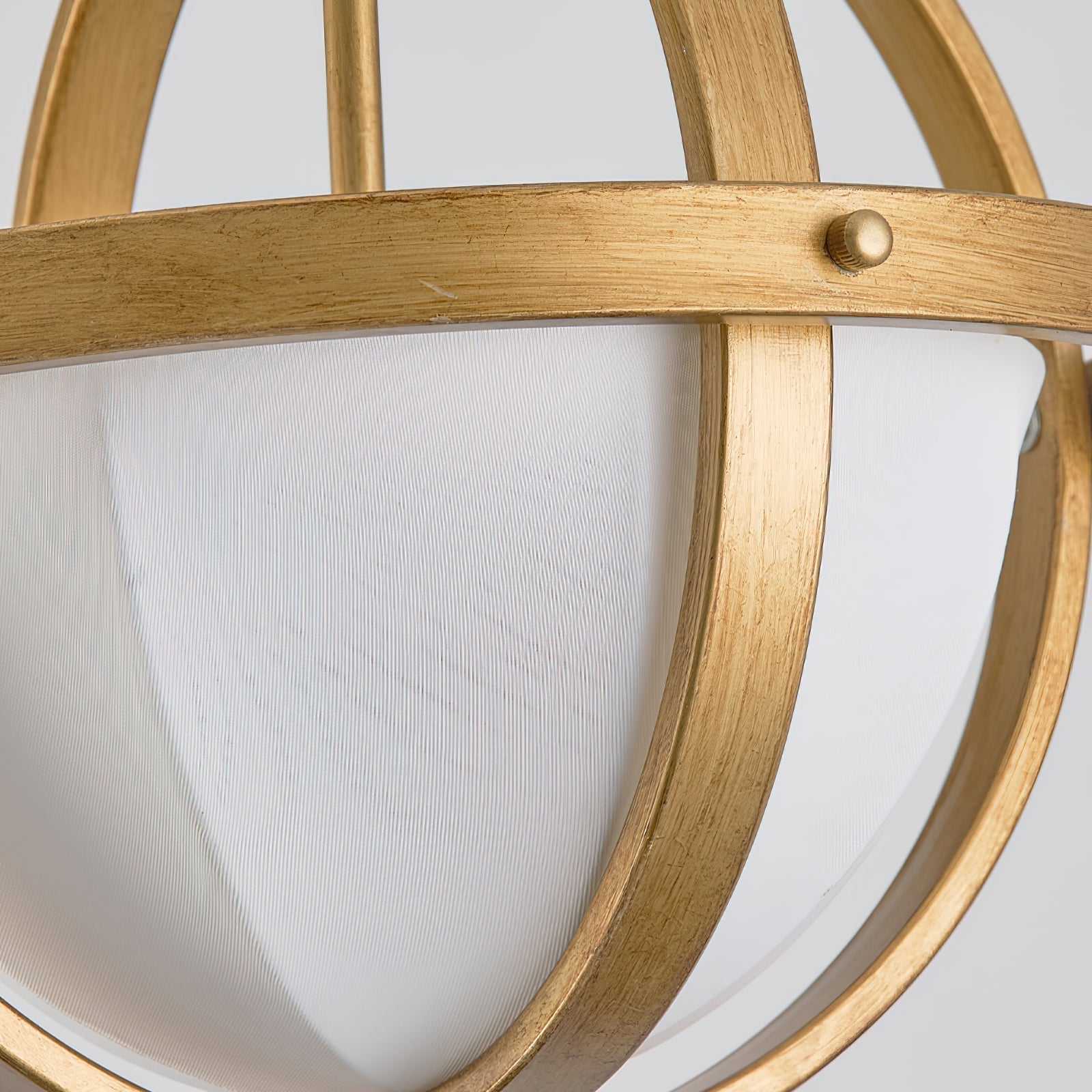 Aevuvyi Modern Minimalist Metal Fabric Pendant Lamp - Lamp Copper