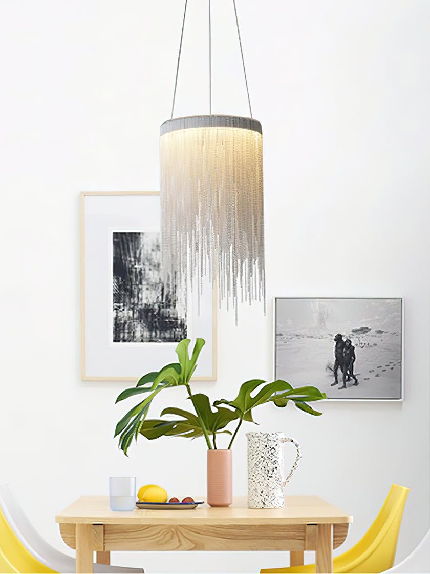 Aluminum Chain Tassel Pendant Light - Blowlighting