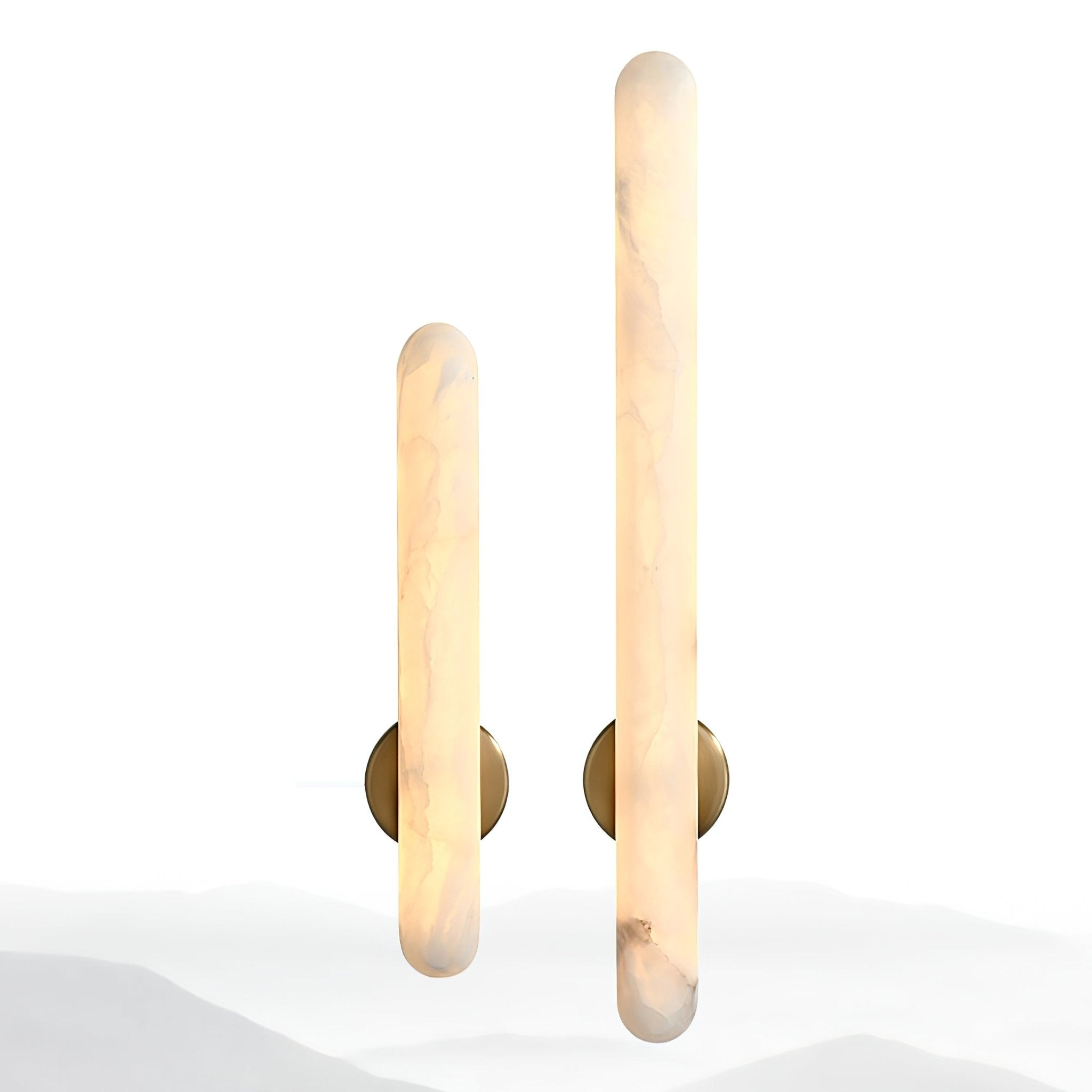 Elvenira Cylindrical Alabaster Wall Light - Neutralighting
