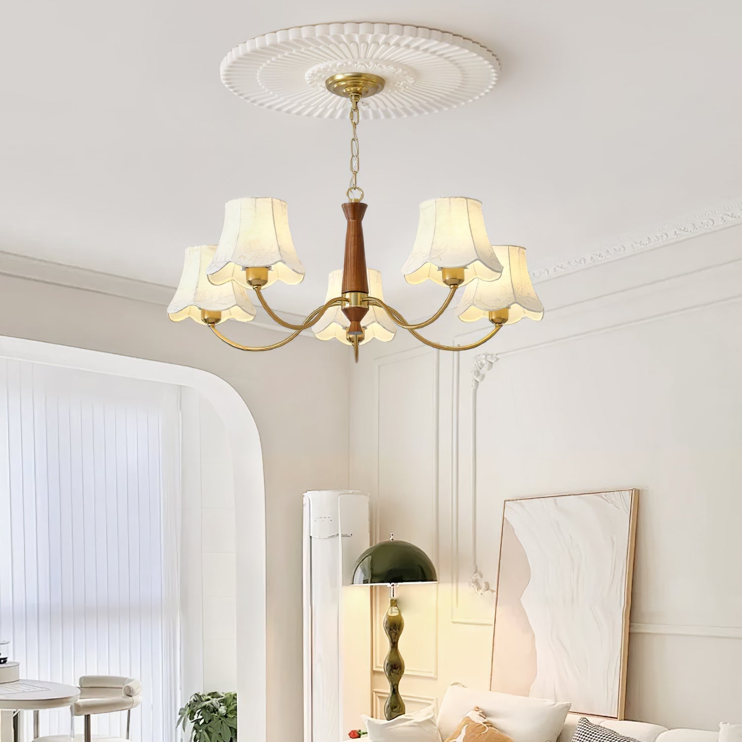 Alyssa Fabric Chandelier - Blowlighting