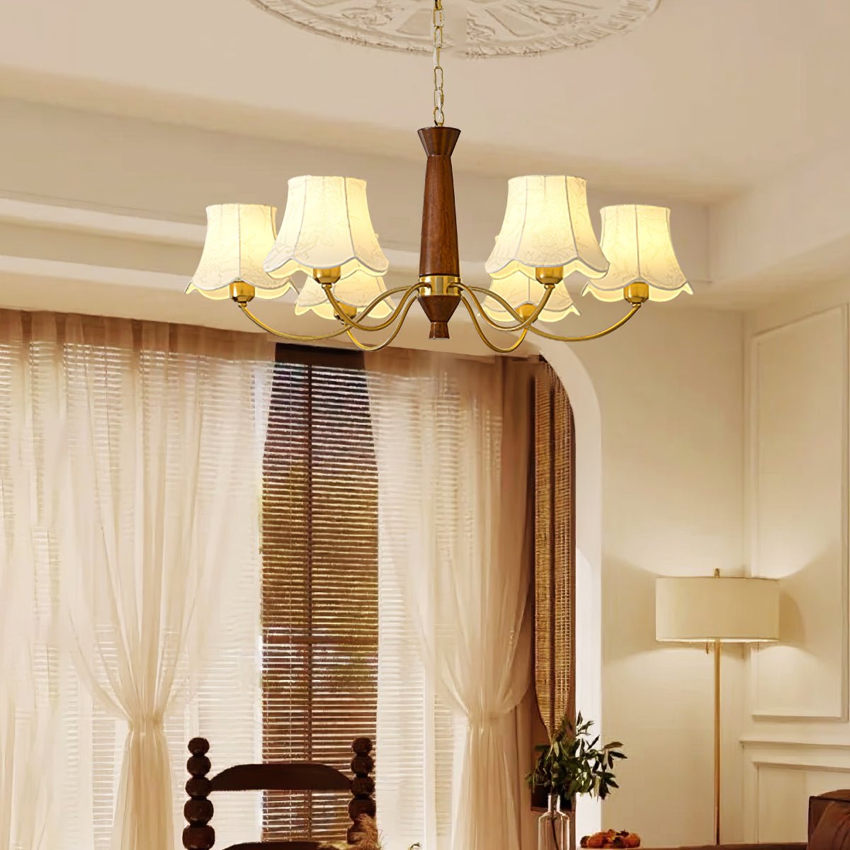 Alyssa Fabric Chandelier - Blowlighting