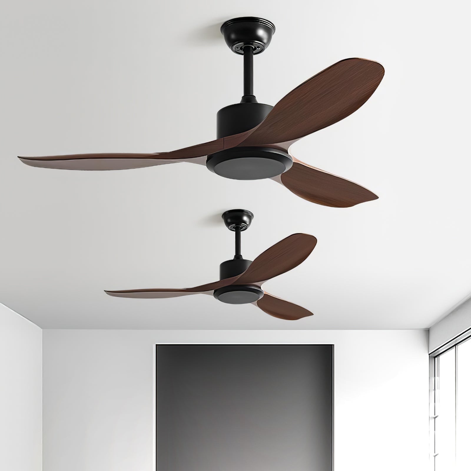 Ventilatore da soffitto Meren Minimalista in Legno con telecomando