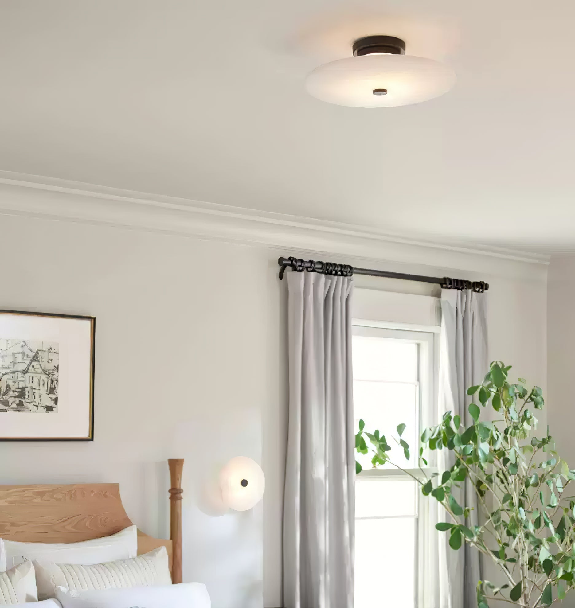 Clio Alabaster Ceiling Light - Neutralighting
