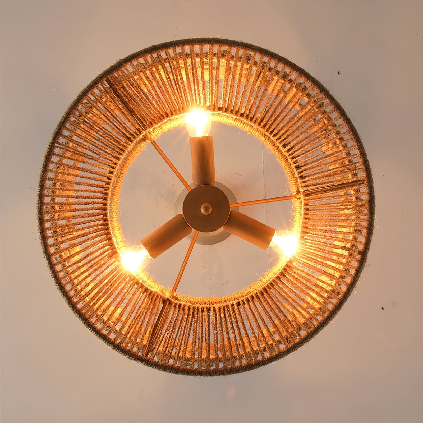 Kvennuvyi Natural Antigua Brown Metal Pendant Lamp - Lamp Copper