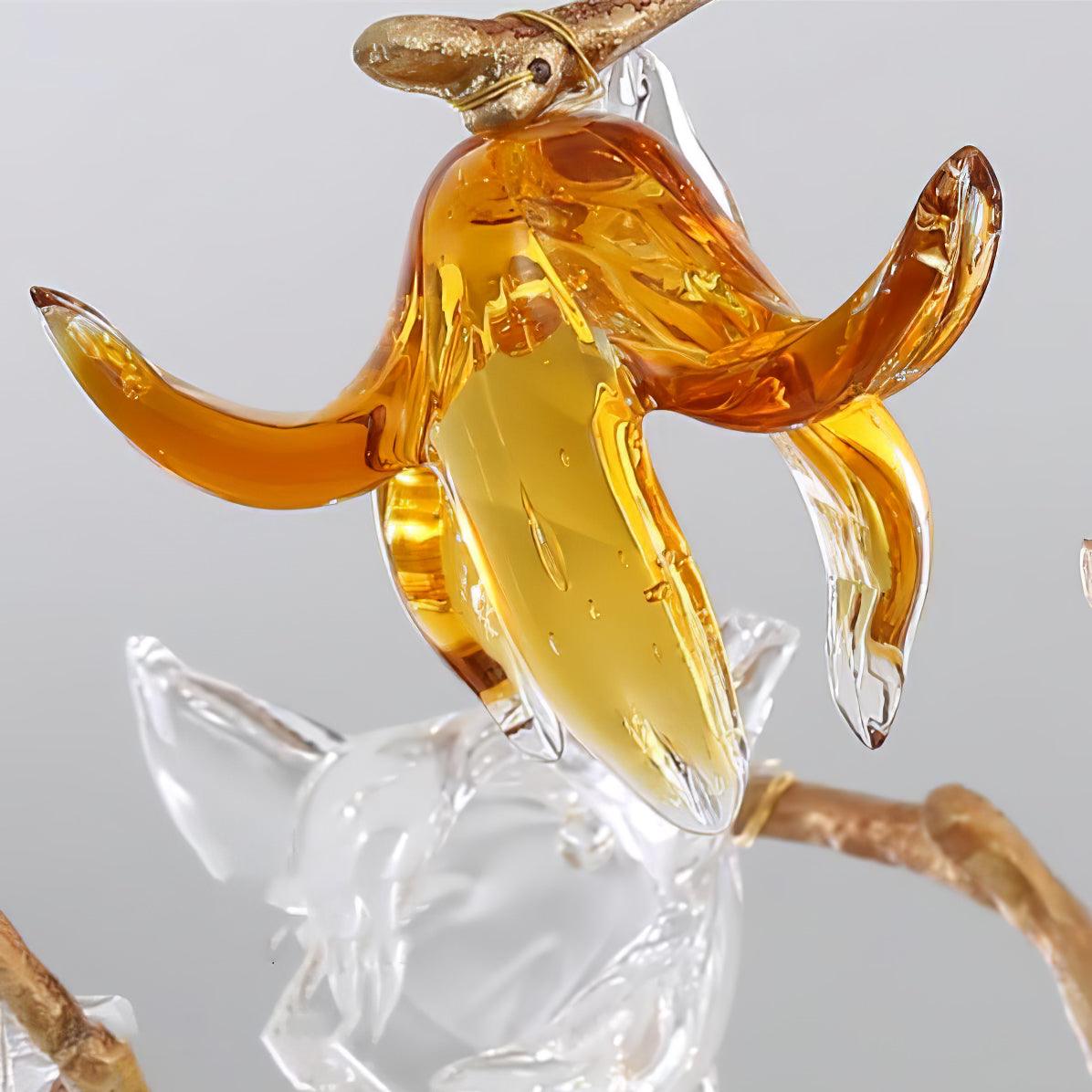 Ulfuvye Postmodern Luxury Branch Brass Crystal Chandelier - Blowlighting