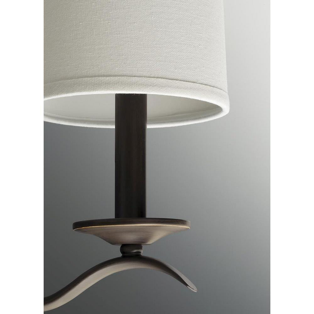 Vatnuvys Traditional Premium Brass Fabric Metal Chandelier - Lamp Copper