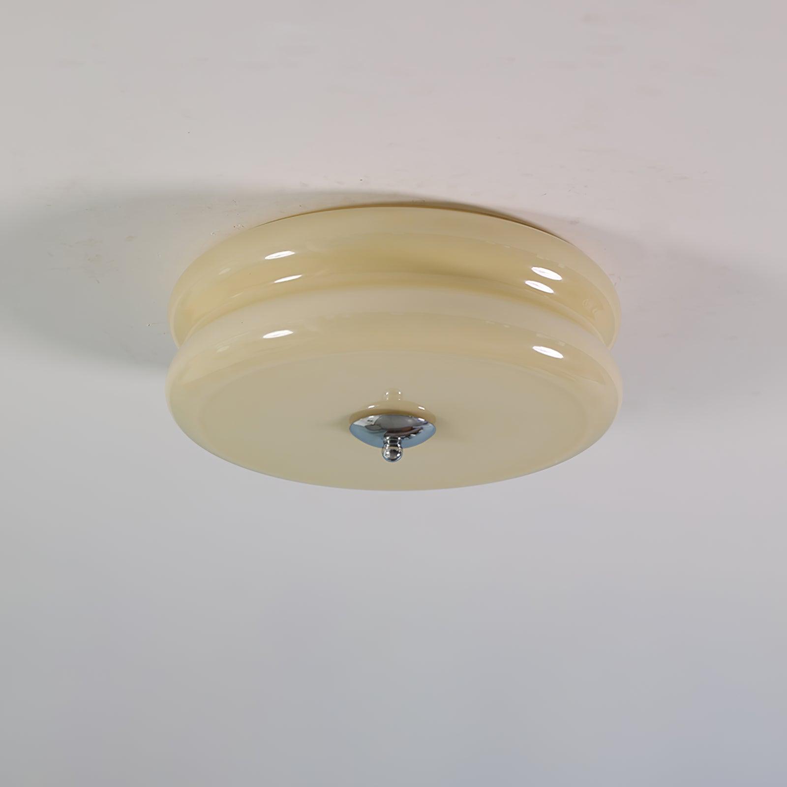 Valentina Lampada da Soffitto Tonda a Incasso Vintage a Due Strati