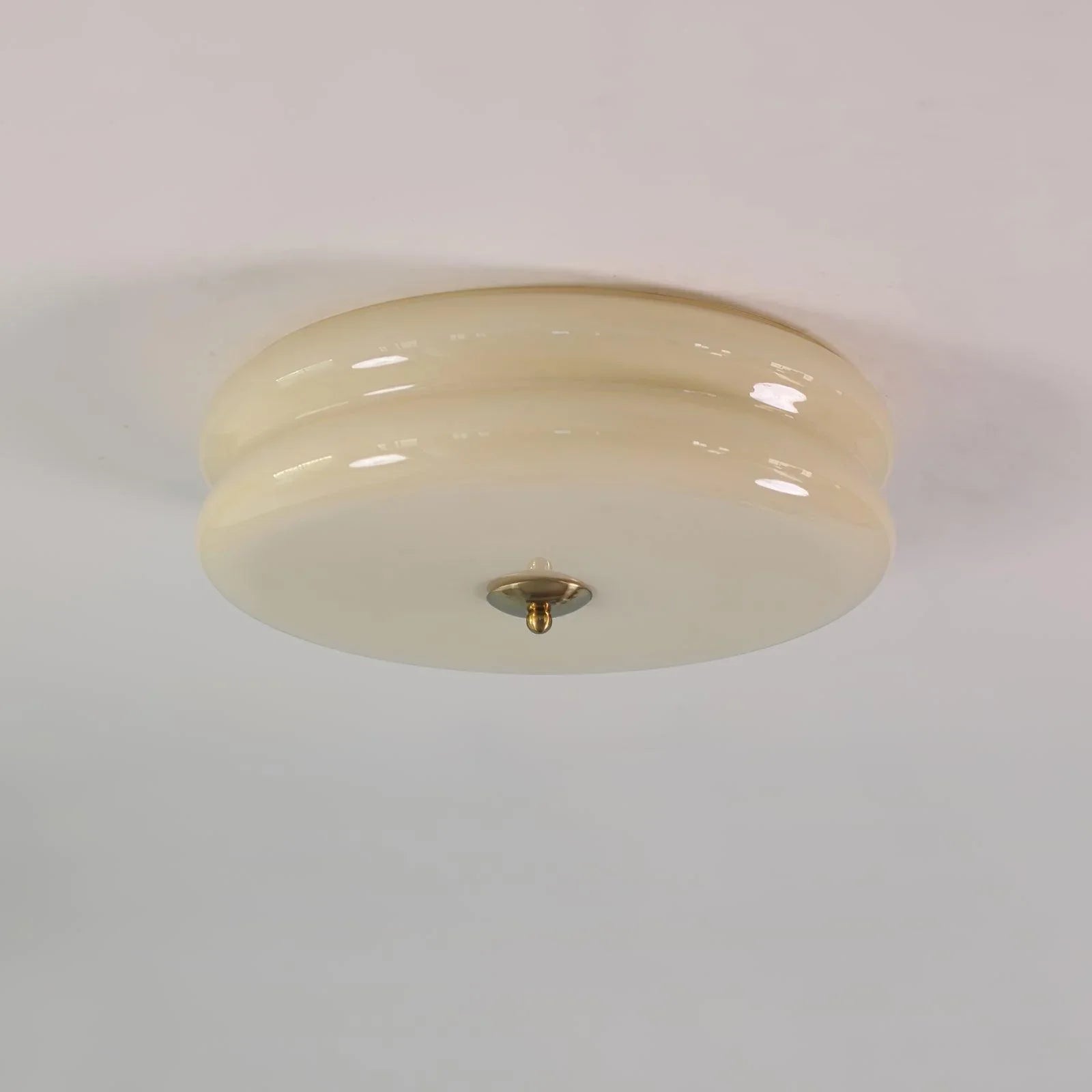 Valentina Lampada da Soffitto Tonda a Incasso Vintage a Due Strati