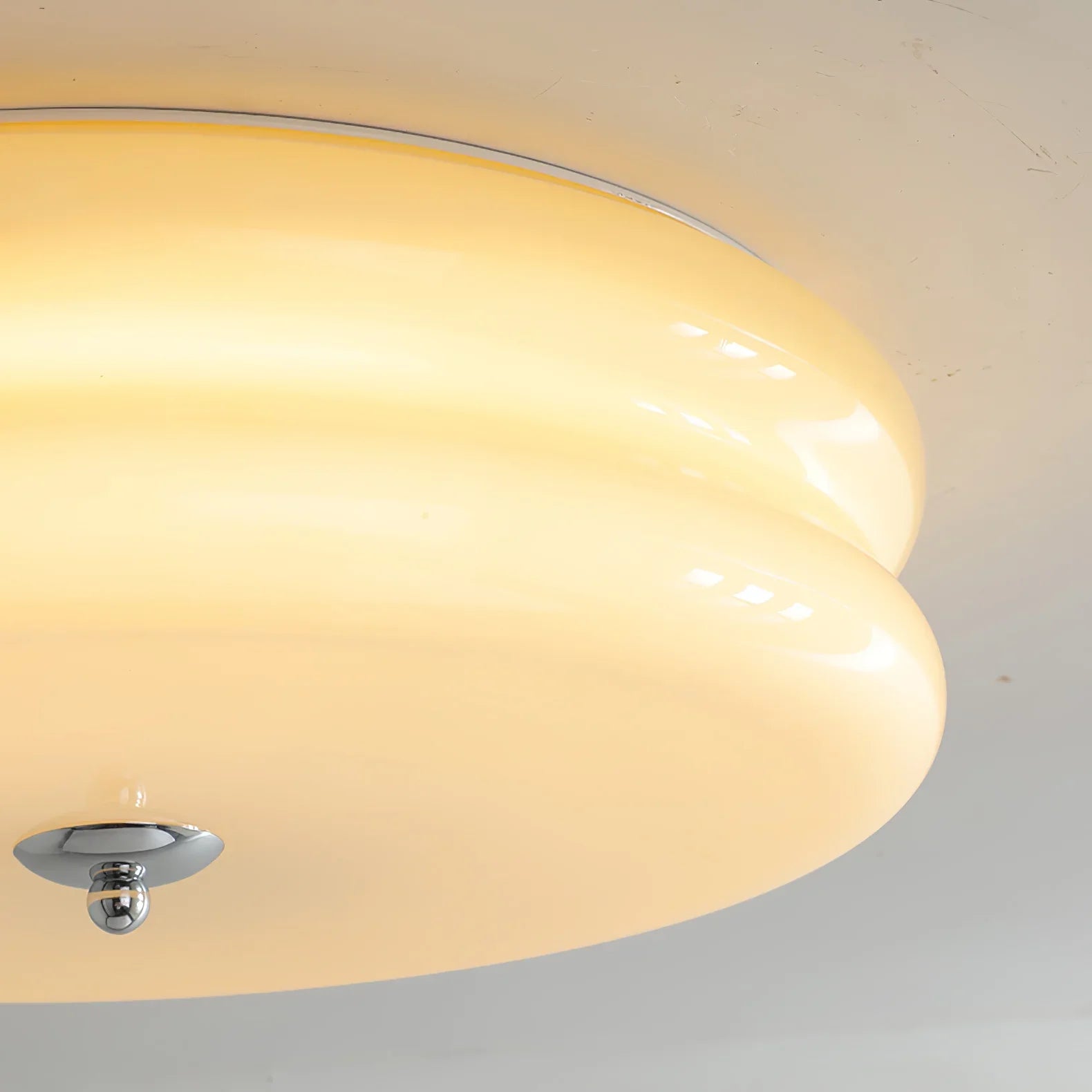 Valentina Lampada da Soffitto Tonda a Incasso Vintage a Due Strati