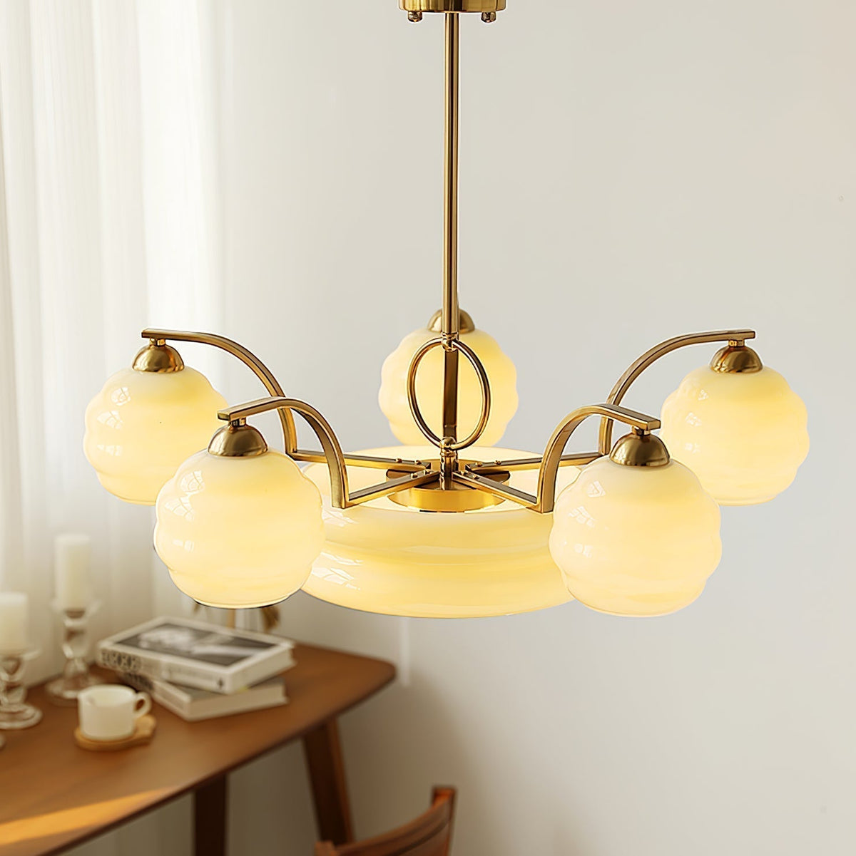 Art Deco Vintage Chandelier - Blowlighting