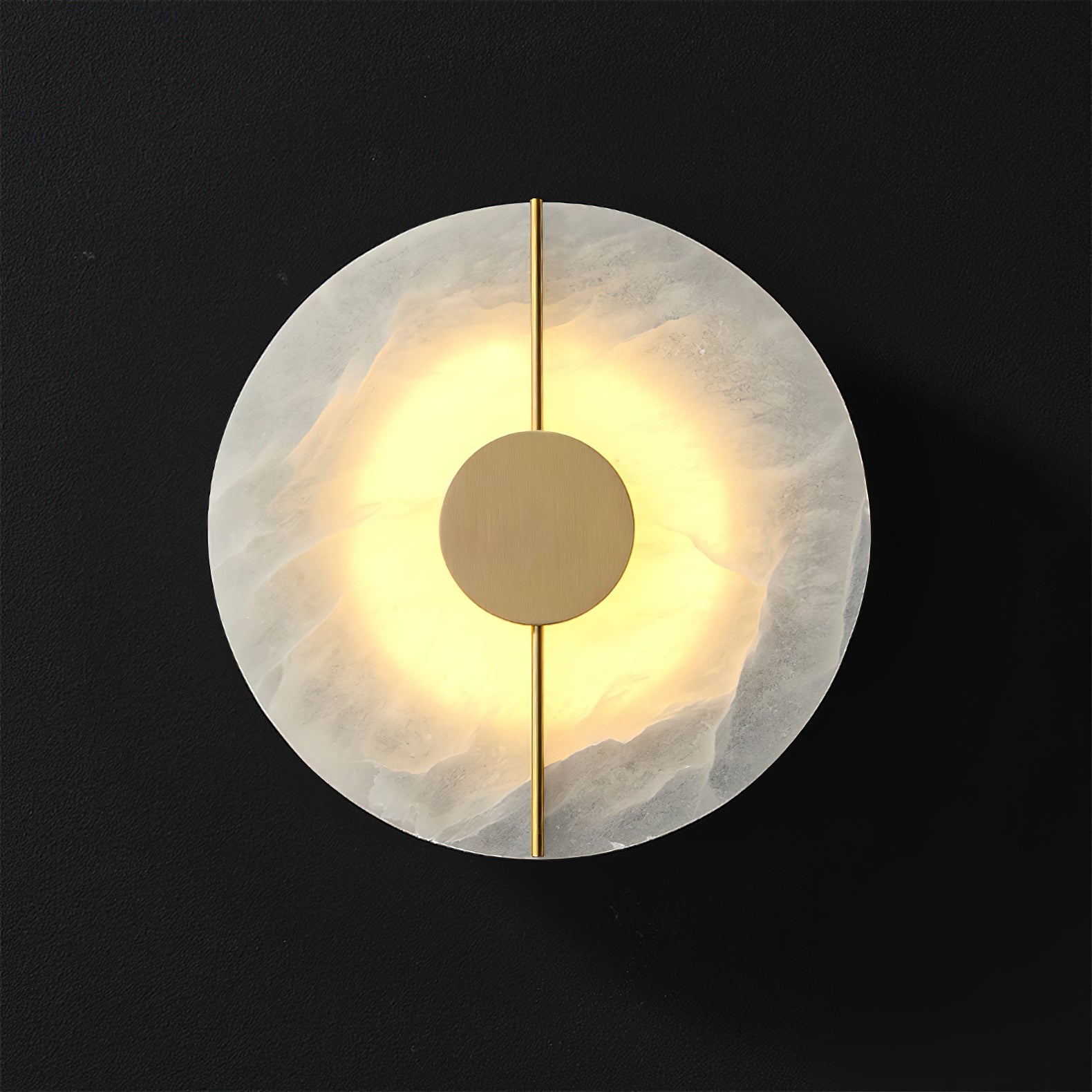 Waegnuvyo Modern Minimalist Alabaster Wall Lamp - Lamp Copper