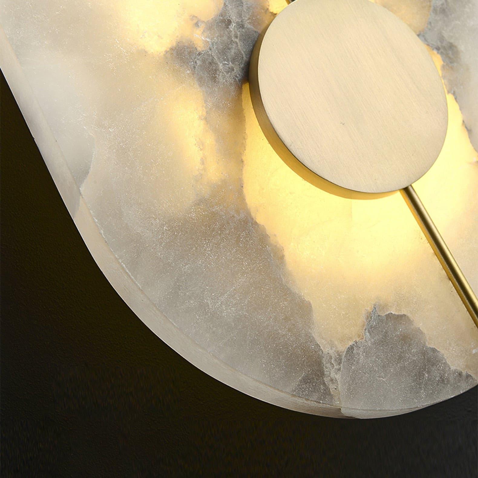 Citheira Minimalist Alabaster Wall Light - Neutralighting
