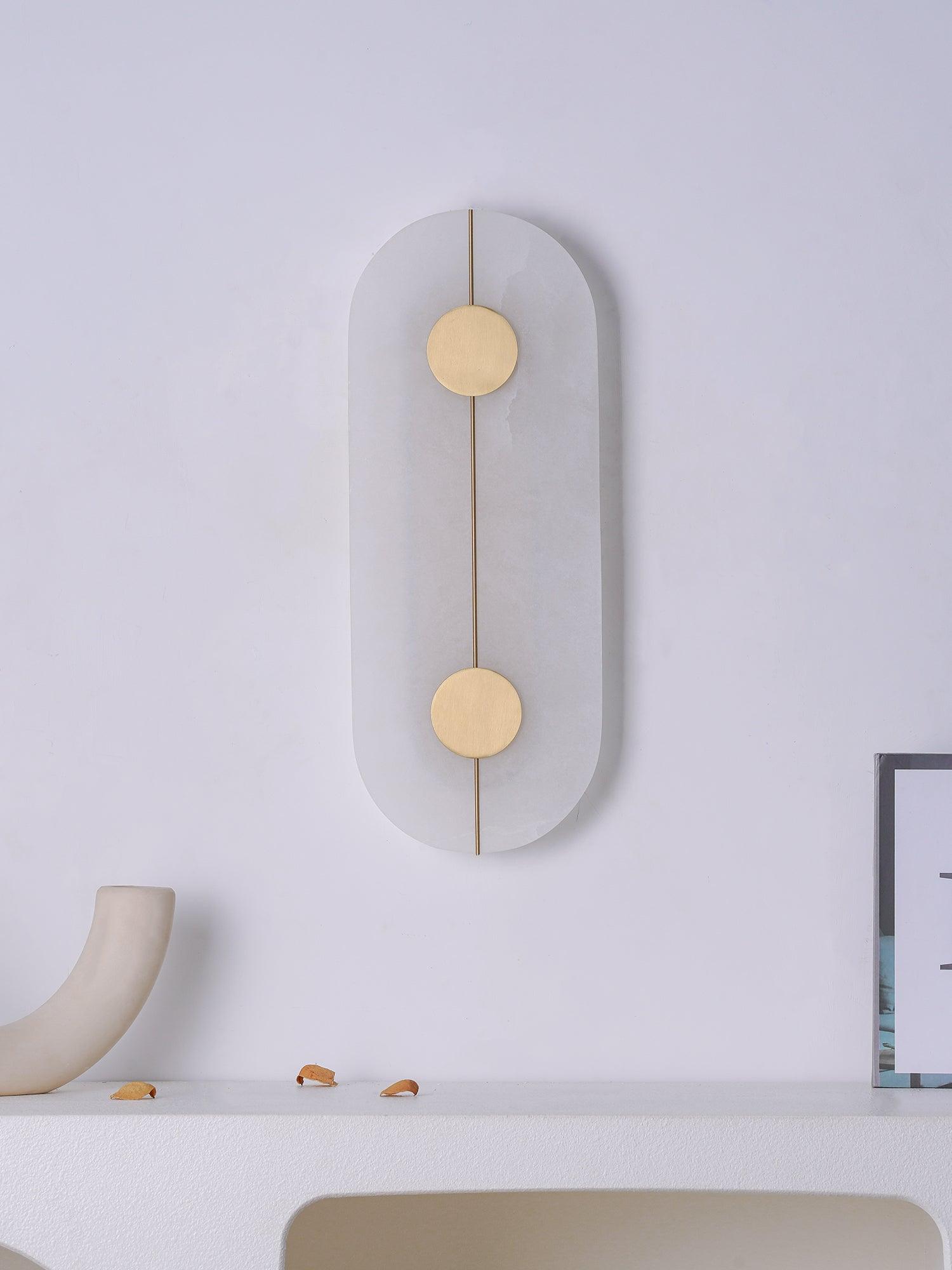 Citheira Minimalist Alabaster Wall Light - Neutralighting