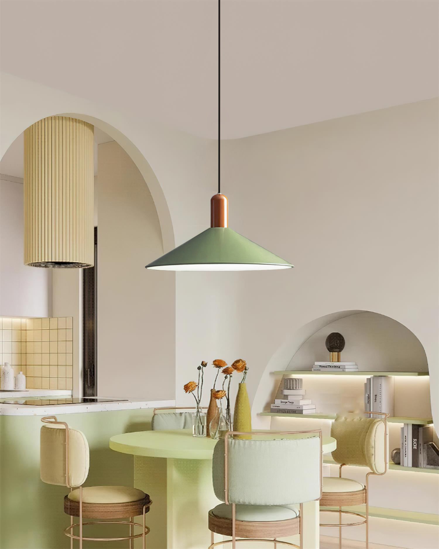 Pendant Light LED Minimalist Cone Hanging Lamp for Kitchen Dining - Letslighting