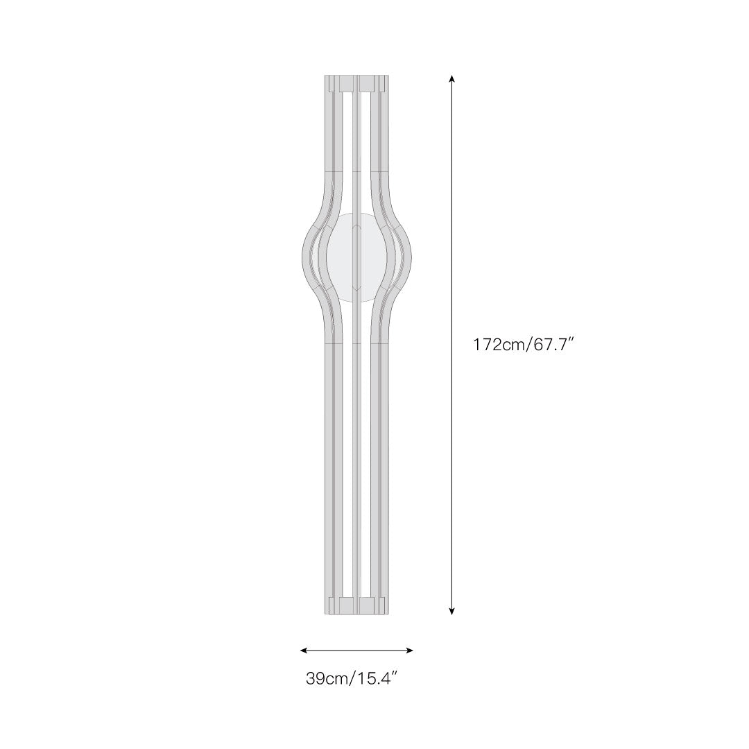 Ashaa Floor Lamp - Lamp Copper