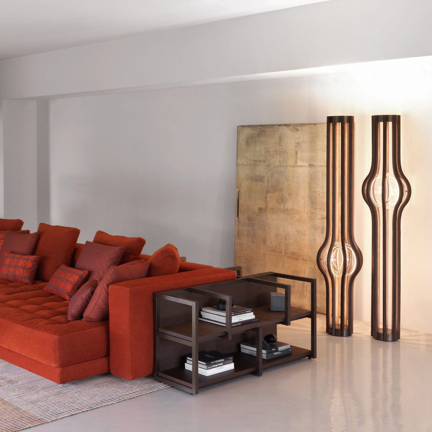 Ashaa Floor Lamp - Lamp Copper