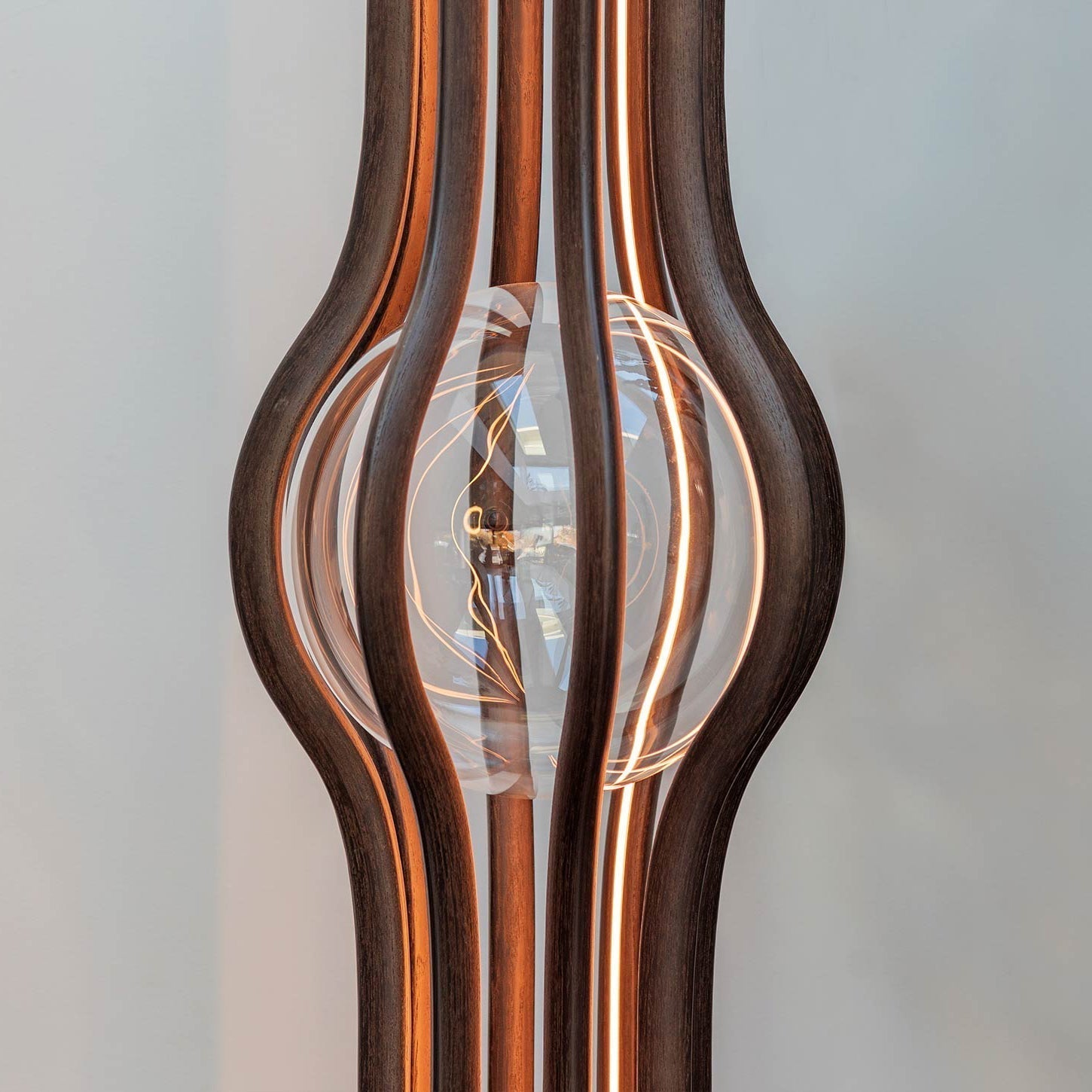 Ashaa Floor Lamp - Lamp Copper