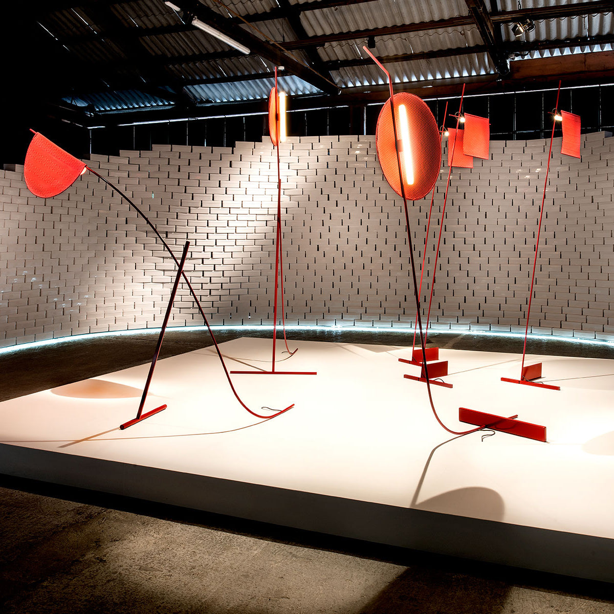 Athletes Floor Lamp - Lamp Copper