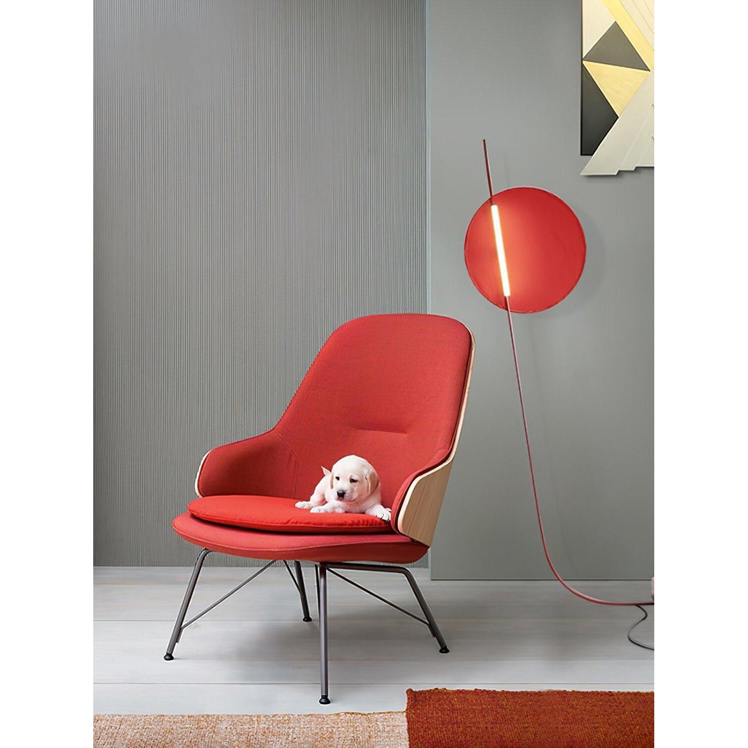 Athletes Floor Lamp - Lamp Copper