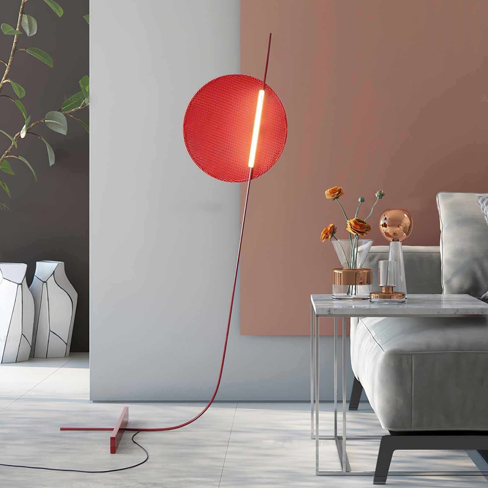 Athletes Floor Lamp - Lamp Copper
