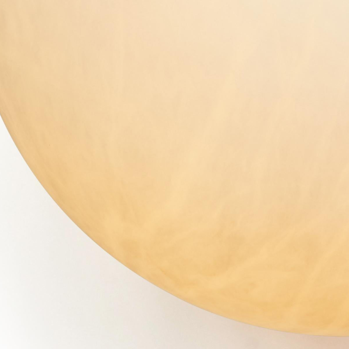 Himinuvys Modern Dimmable Minimalist Alabaster Pendant Lamp - Lamp Copper