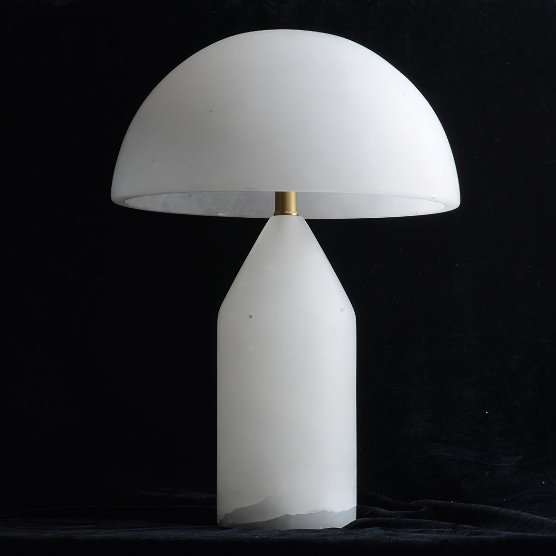 Atollo Alabaster Table Lamp - Lamp Copper