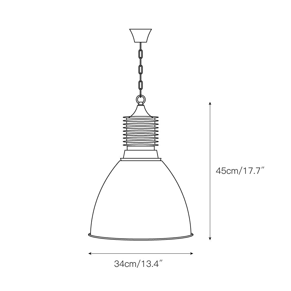 Kvennuvys Modern Minimalist Metal Pendant Lamp - Lamp Copper