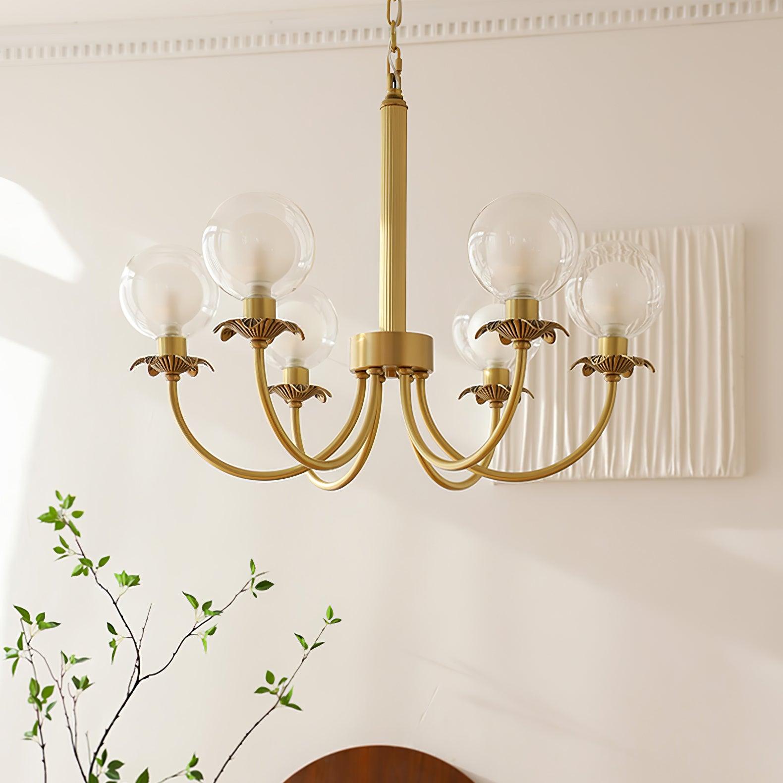 Crown Classic Glass Chandelier - Blowlighting