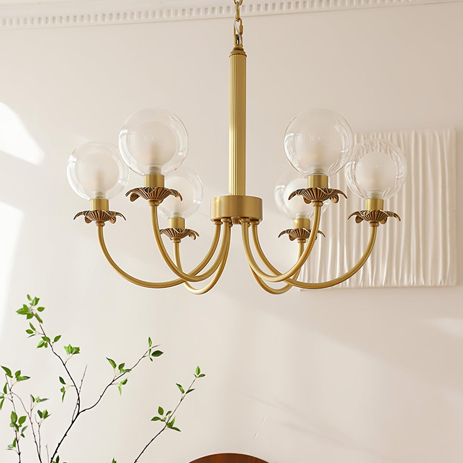Crown Classic Glass Chandelier - Blowlighting
