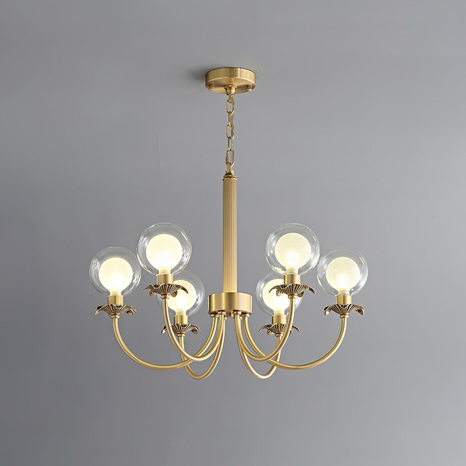 Crown Classic Glass Chandelier - Blowlighting