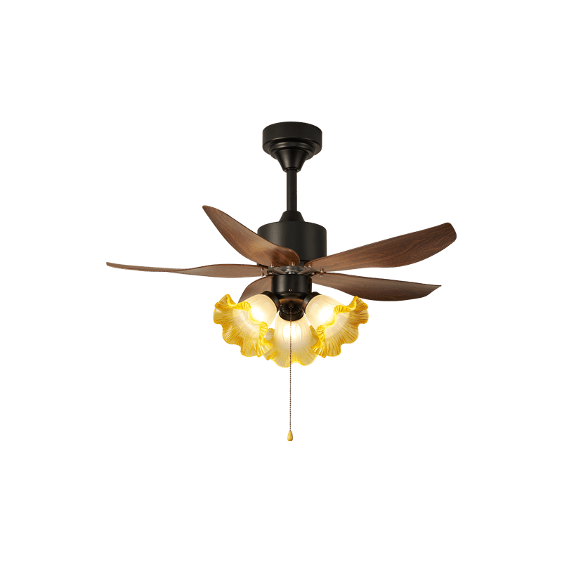 Dimensioni del ventilatore da soffitto con luce Florence Blossom (Diam 90cm x H 60cm)