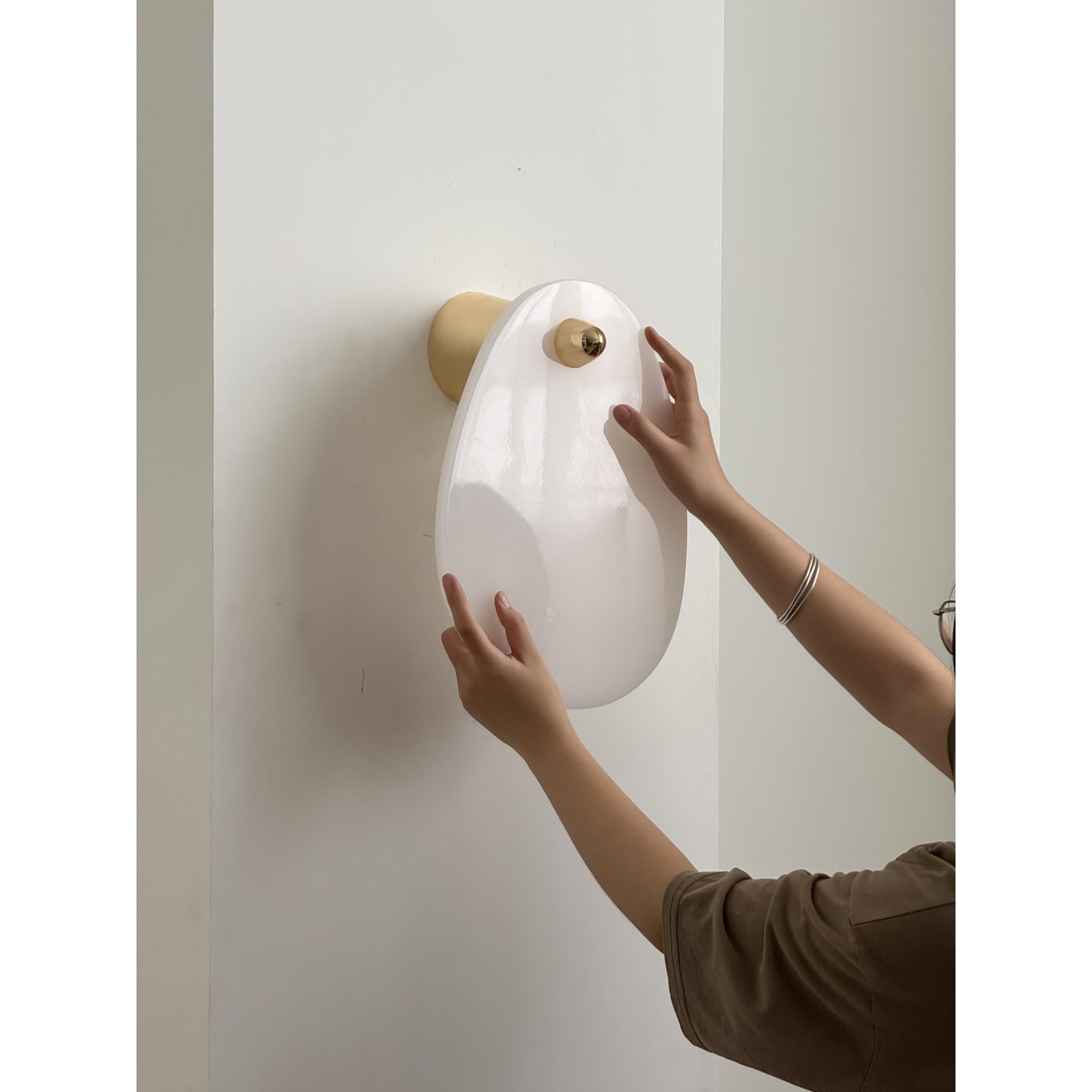 Norduvys Modern Luxurious Metal Marble Wall Lamp - Lamp Copper