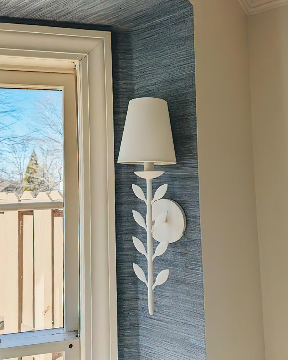 Evoque Gold Leaf Wall Sconce - Letslighting