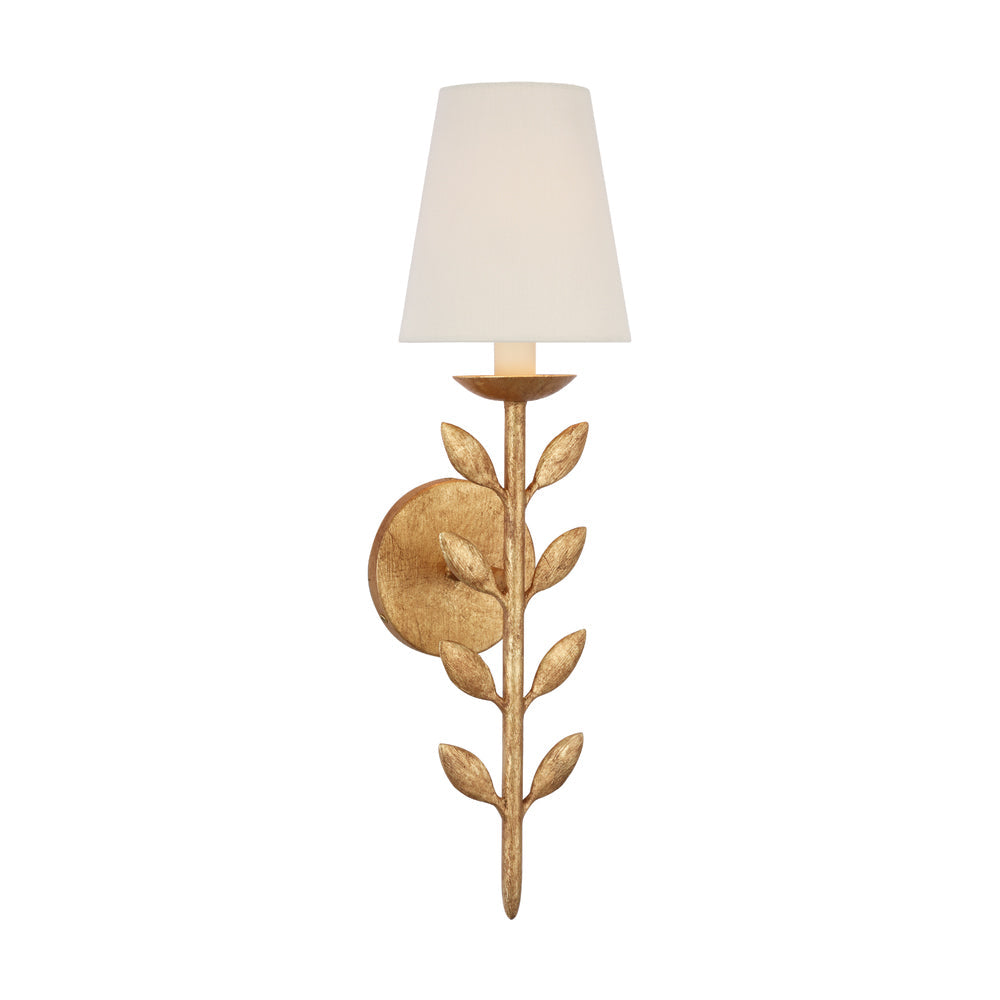 Evoque Gold Leaf Wall Sconce - Letslighting