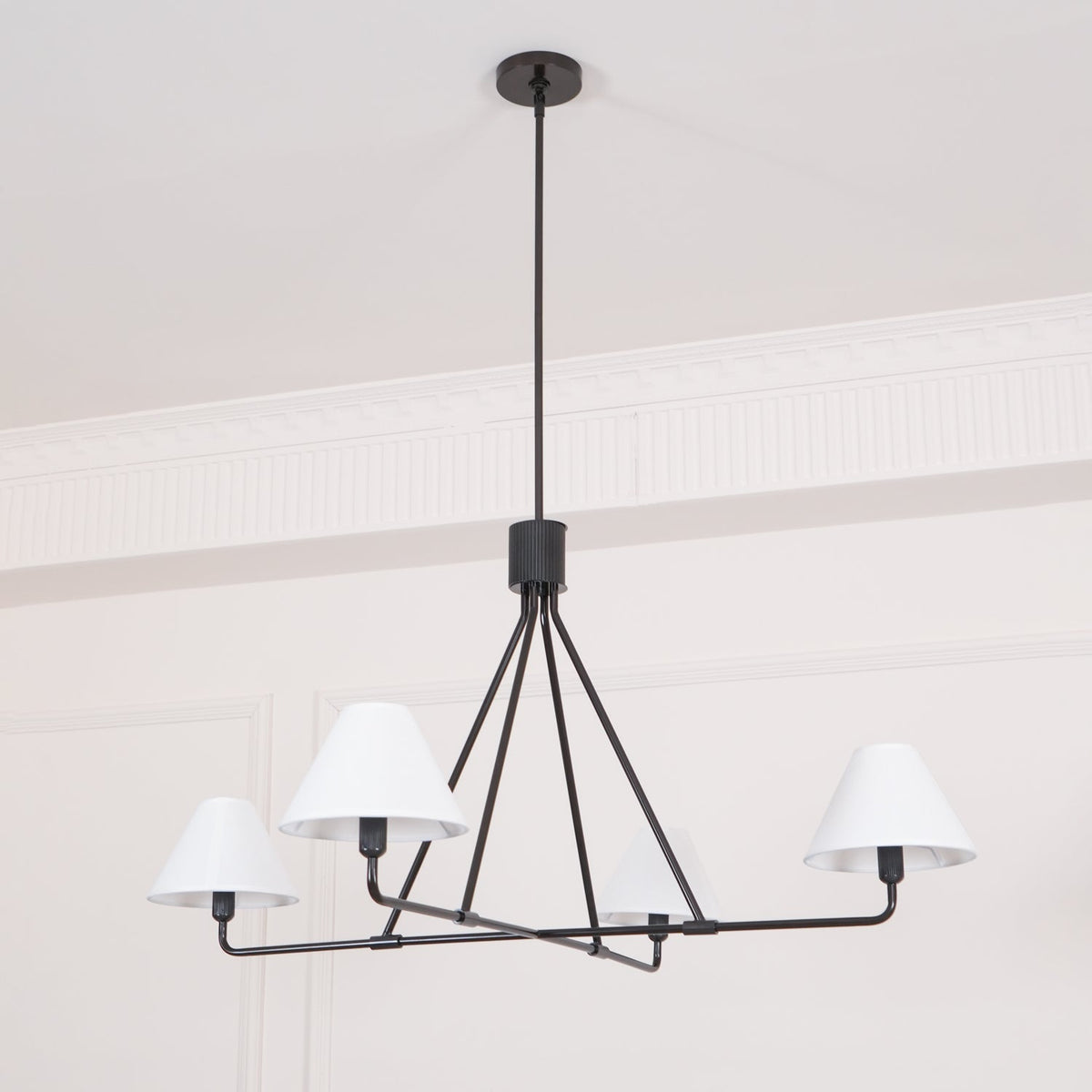 Aurora Chandelier Cone Shade Minimalist - Blowlighting