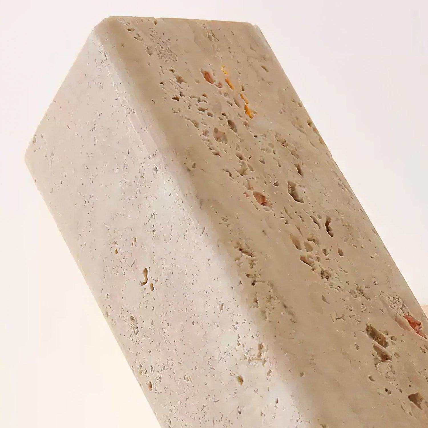 Ostruvyo Modern Minimalist Linear Walnut Travertine Wall Lamp - Lamp Copper