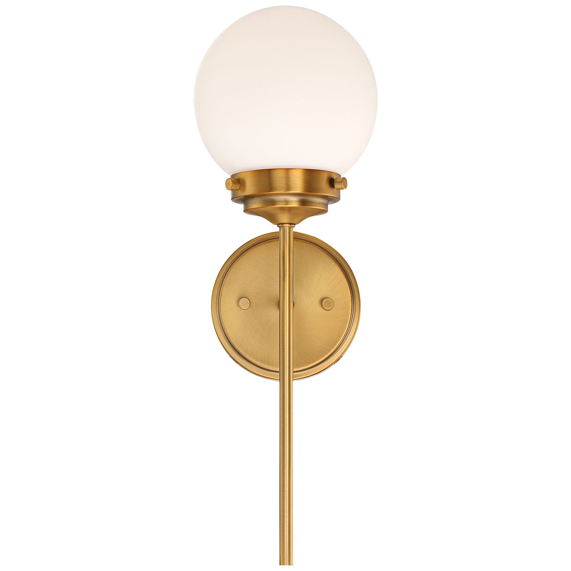 Waegnuvyh Modern Minimalist Brass Glass Wall Lamp - Lamp Copper