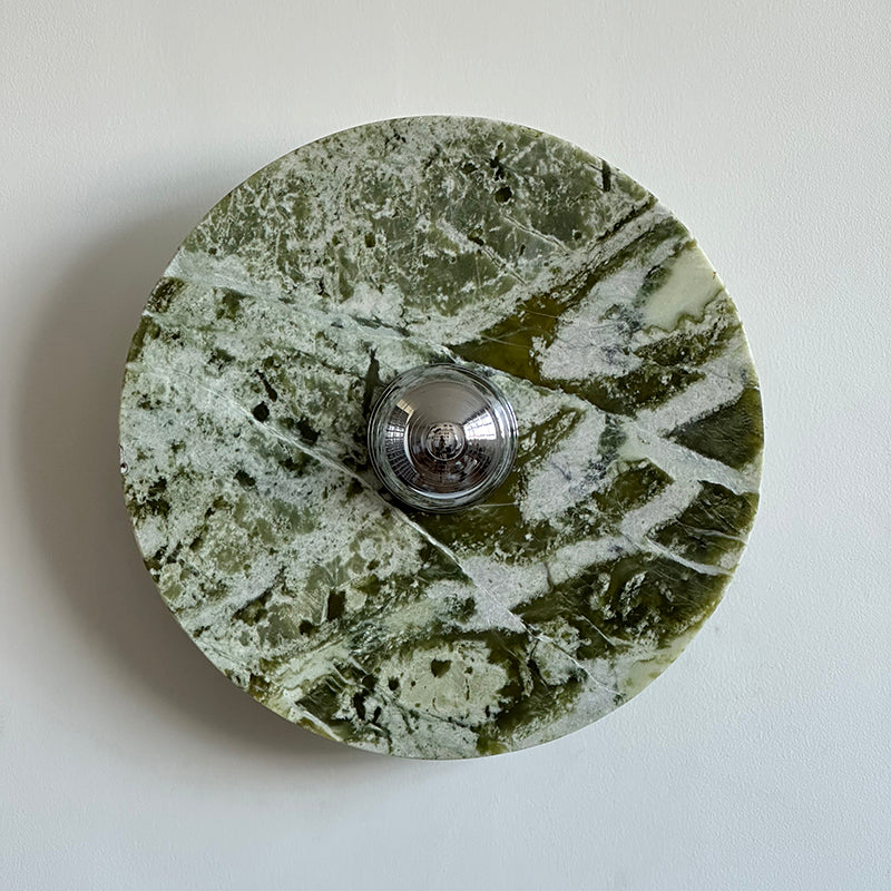 Olrine Modern Minimalist Marble Metal Wall Lamp - Lamp Copper