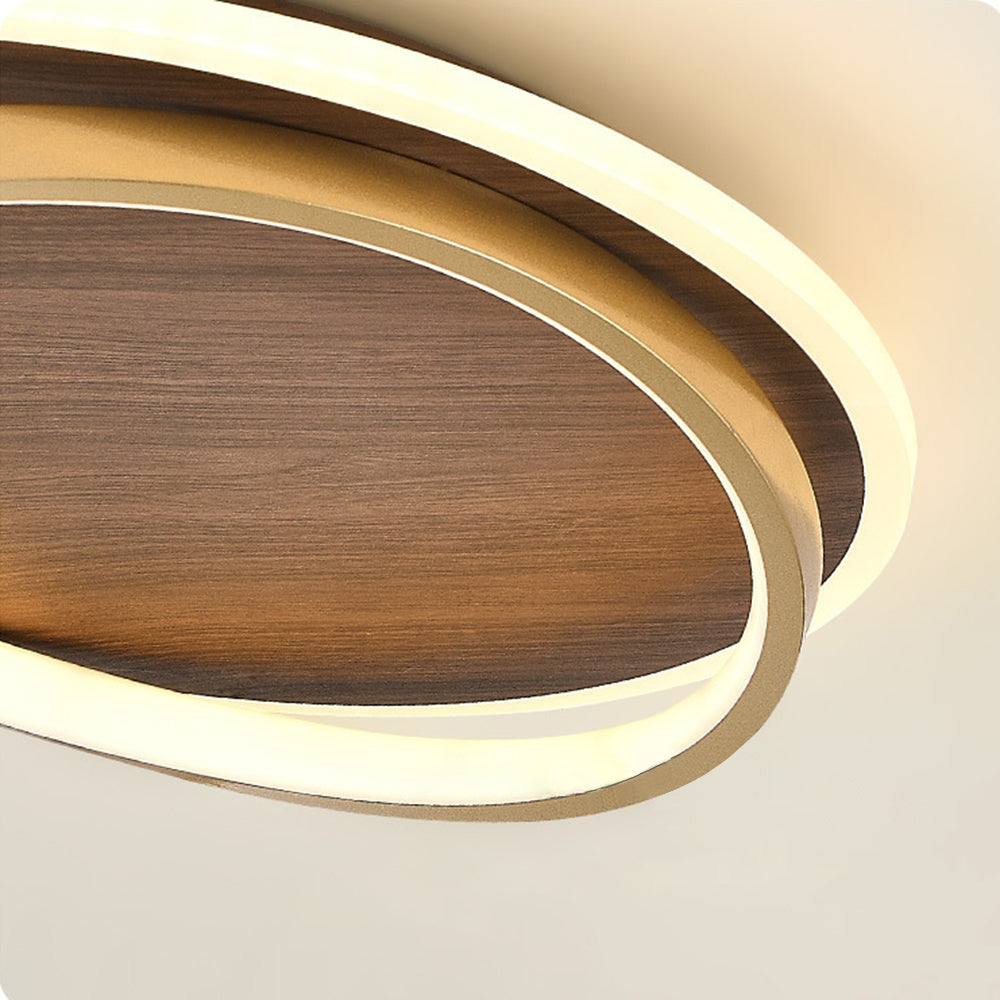 Arisha Moderno Metallo/Acrilico LED Plafoniera Oro Camera da letto/Soggiorno