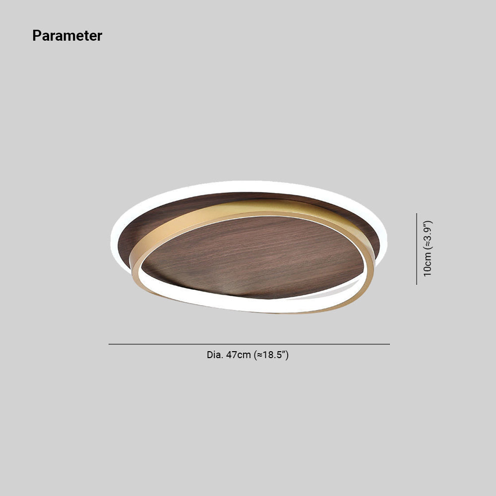 Arisha Moderno Metallo/Acrilico LED Plafoniera Oro Camera da letto/Soggiorno