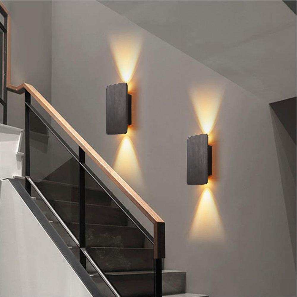 Muto Moderno Metallo Applique Oro/Nero/Marrone/Bianco/Grigio Camera da letto/Soggiorno