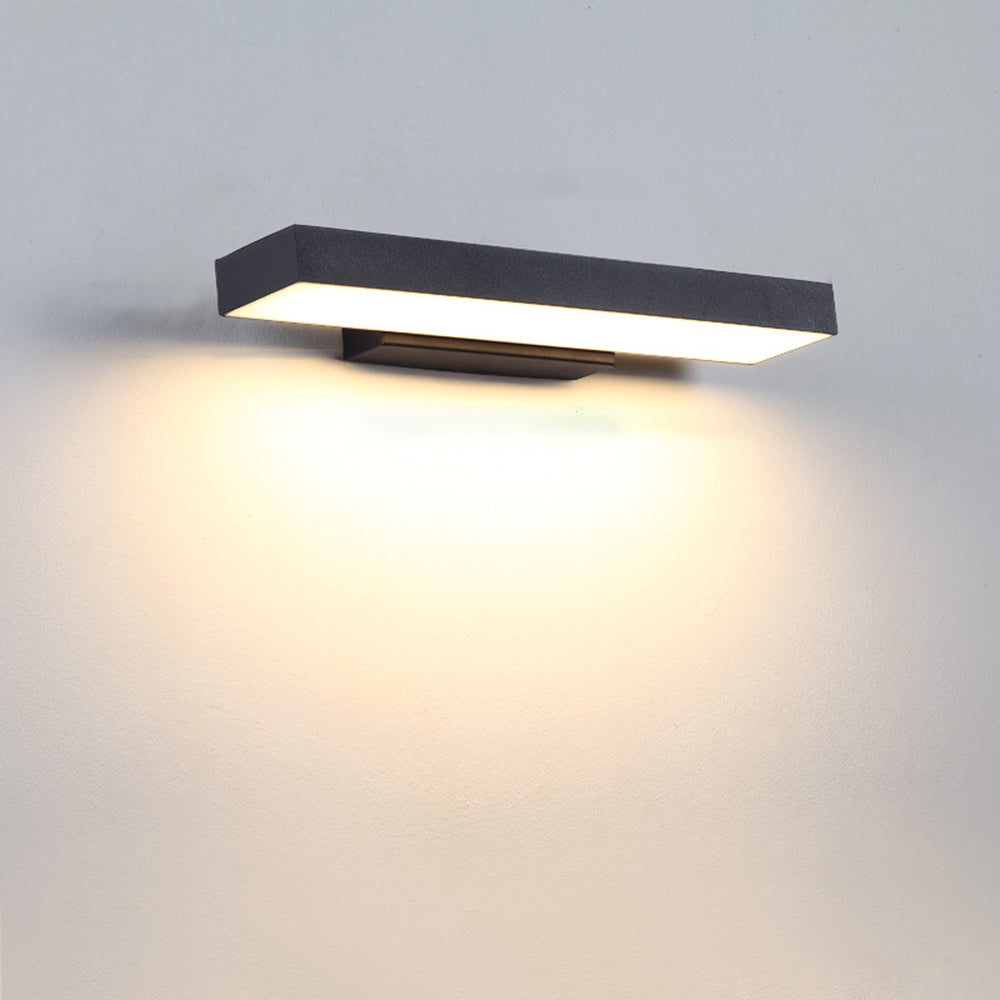 Ray Moderno Metallo/Acrilico Applique Nero/Bianco Corridoio/Giardino